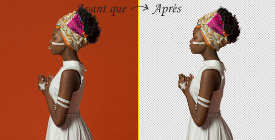 Service de masques Photoshop