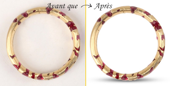 Supprimez l’arrière-plan d’une bague