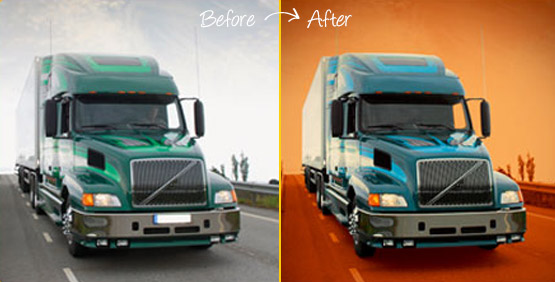 Service de retouchage de produits