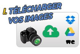 Importez vos images